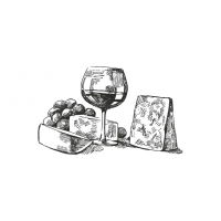 Прозрачный штамп "Дигустация вина", 4,3 х 2,6 см, ПШ-кхб016 в магазине Арт-Леди