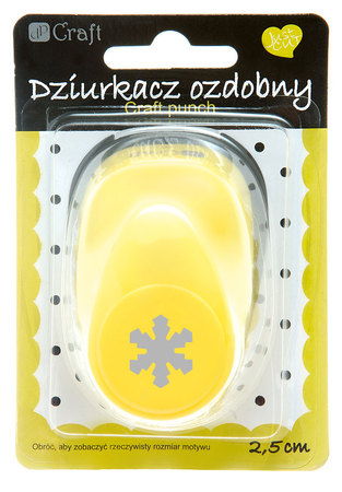 Фигурный дырокол "Снежинка" 2,5 см, Dalprint (Польша)  JCDZ 110-007 в магазине Арт-Леди