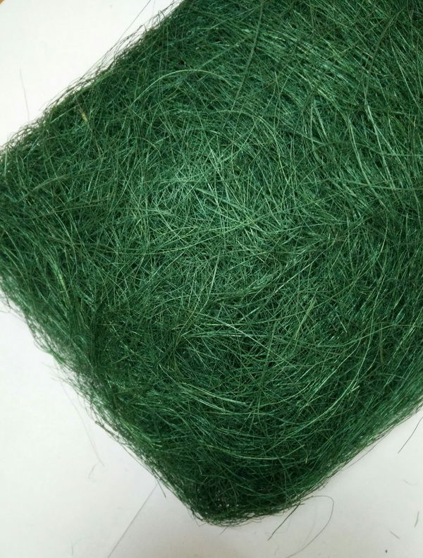 Сизалевое волокно т-зеленое (30 г),S-13 в магазине Арт-Леди