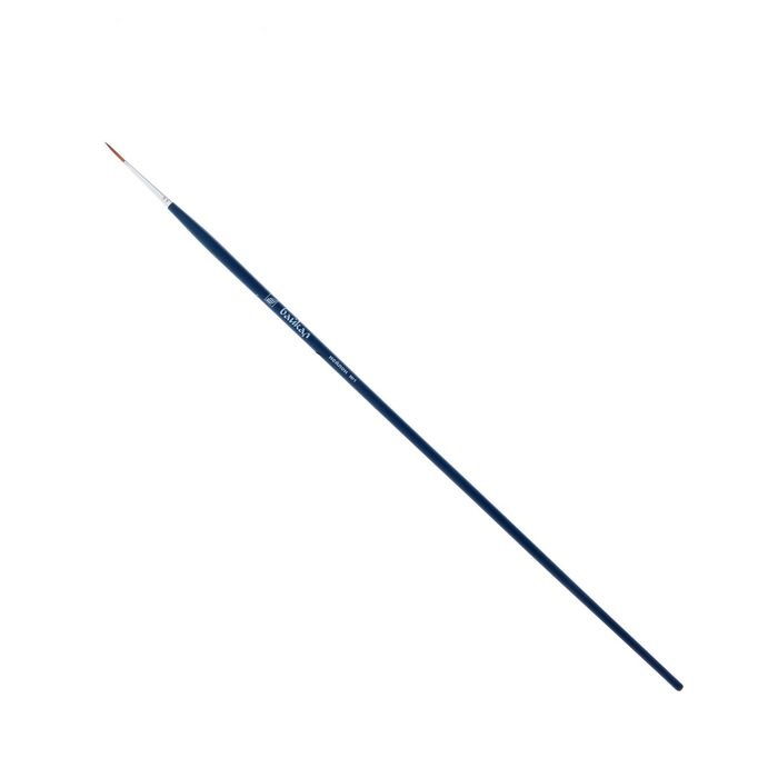 Кисть Байкал нейлон круглая № 1 d-1мм L-9мм (удлиненная ручка), 1195685 в магазине Арт-Леди