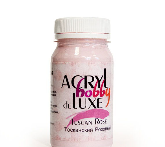 Краска "Акрил хобби" DeLux, Тосканский розовый, 100 мл, Т0301157 в магазине Арт-Леди