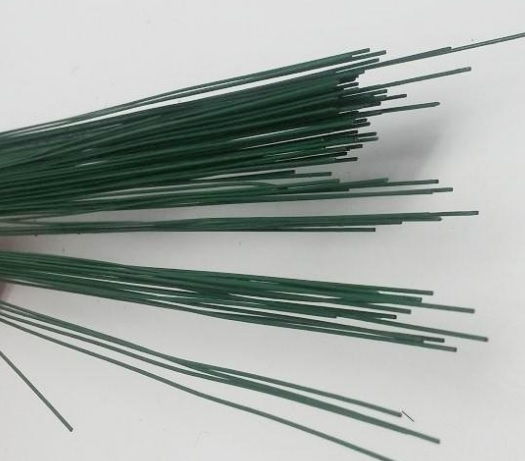 Проволока флористическая зеленая 0,6, 40 см, 20 шт, ФП-06 в магазине Арт-Леди