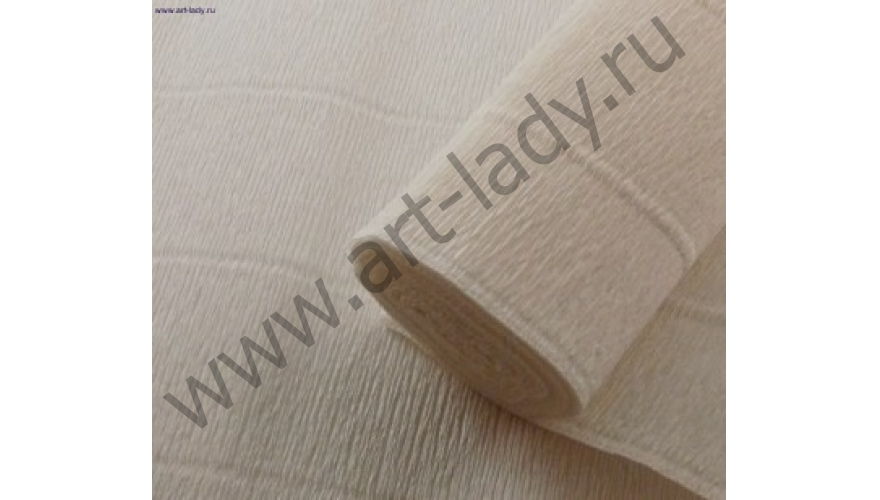 Креп-бумага в рулоне, белый,  шир. 50х1/2 рулона, Италия, 600 в магазине Арт-Леди
