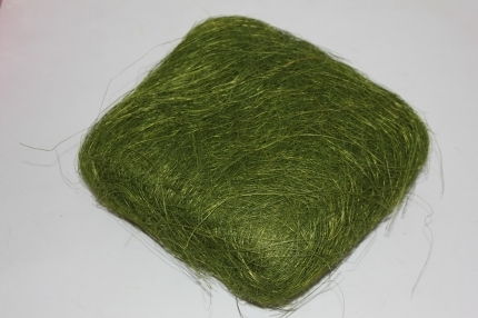 Сизалевое волокно зеленое ( ок 50 г), S-08 в магазине Арт-Леди