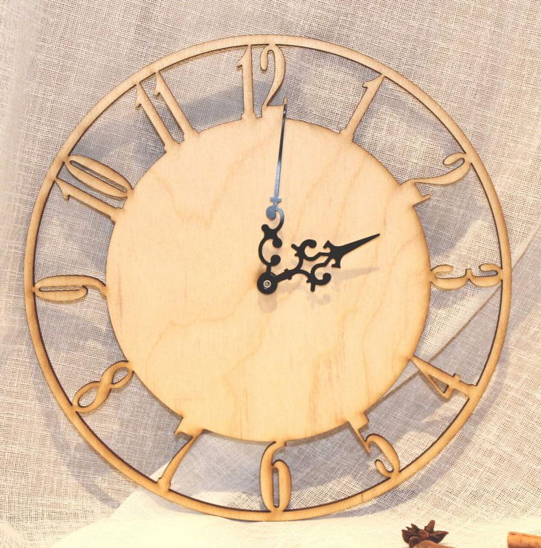 Основа для часов "Циферблат арабский", 24 см, ZDg-050 в магазине Арт-Леди