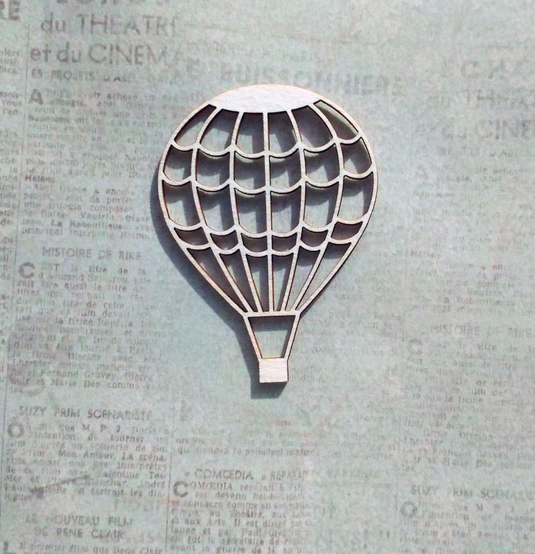 Чипборд "Воздушный шар" 5 см, Бр-004 в магазине Арт-Леди