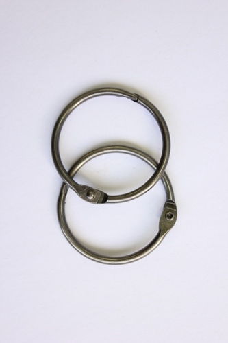 Кольца для альбомов, 2 шт серебро 35 мм KDA-035/1 в магазине Арт-Леди